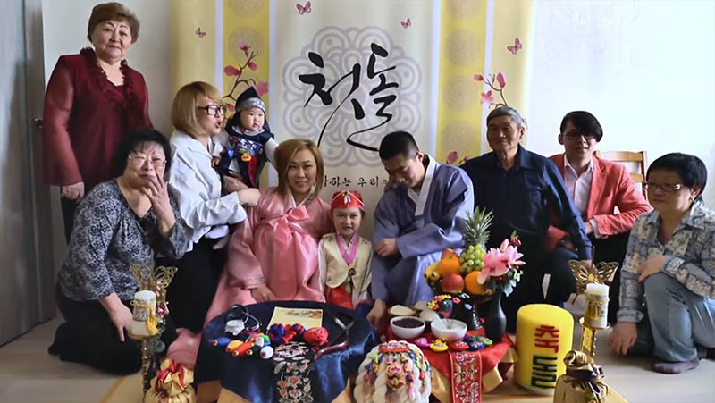 Отметить годик ребенку у корейцев