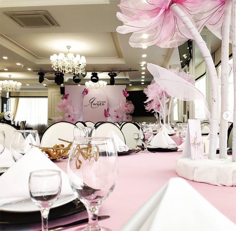 Празднование годика в ресторане для девочки