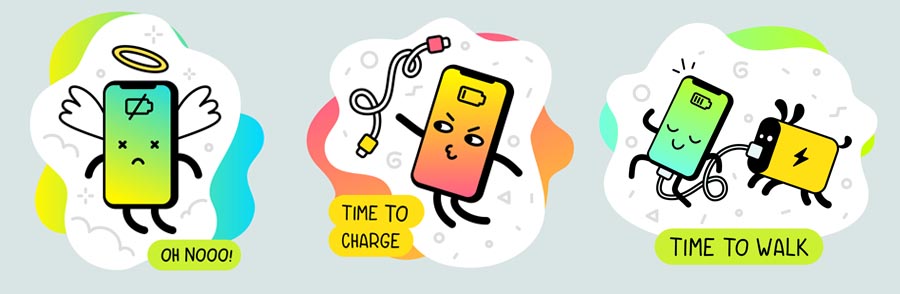 Взять с собой зарядку для смартфона и пауэрбанк