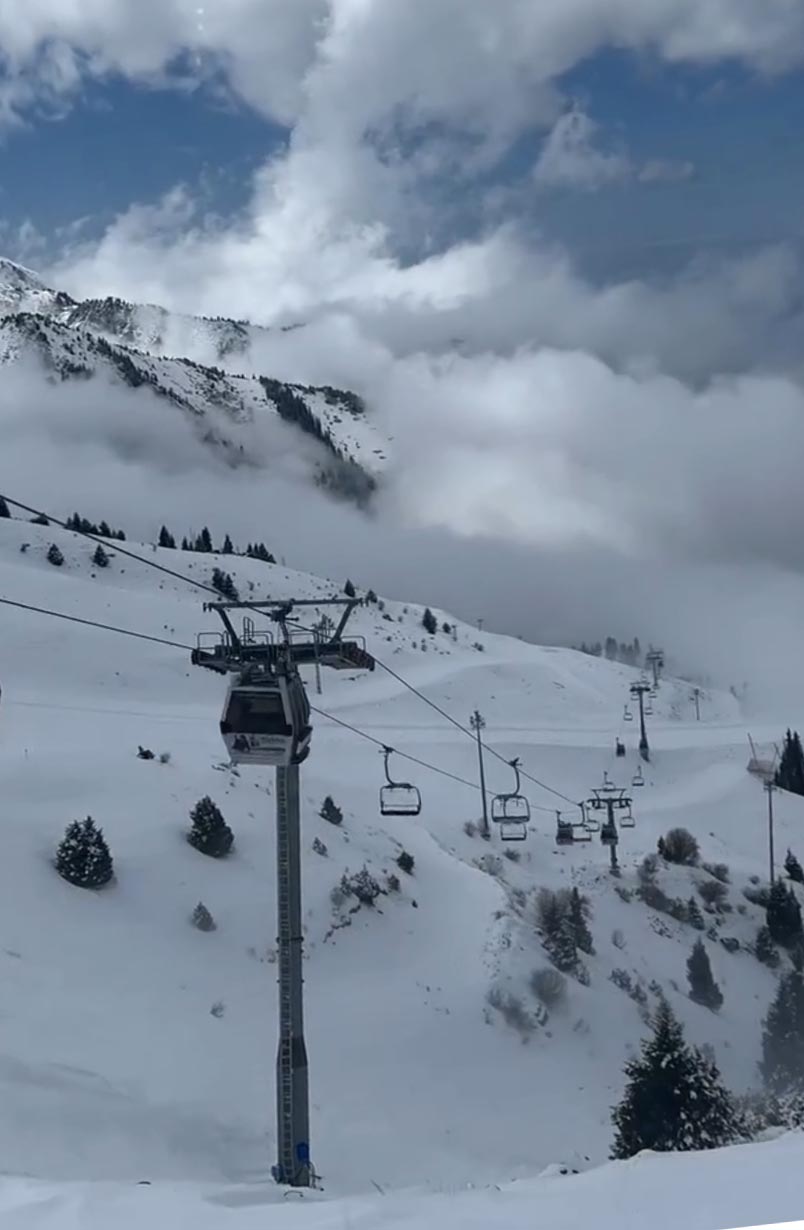 горные лыжи Алматы новый год